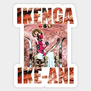 Igbo / African Gods: IKENGA By SIRIUSUGOART Sticker